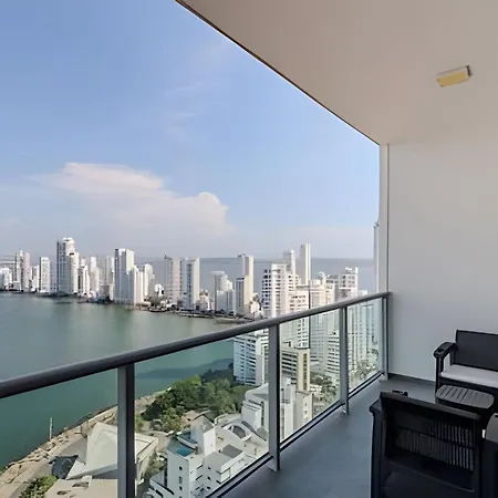 Impresionante Vista A La Bahía 3207 Apartamento Cartagena
