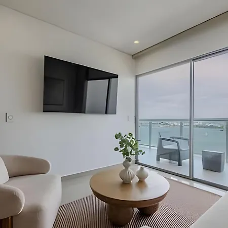 Apartamento Impresionante Vista A La Bahía 3207 Cartagena